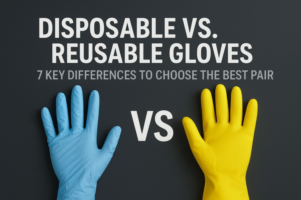 Disposable vs Reusable Gloves: 7 Key Differences to Choose the Best Pair
